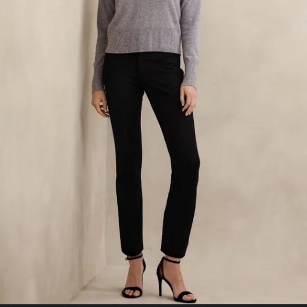 Banana Republic size 4 black Sloan pants